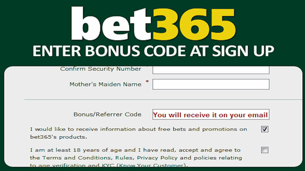 bet365 India bonus code